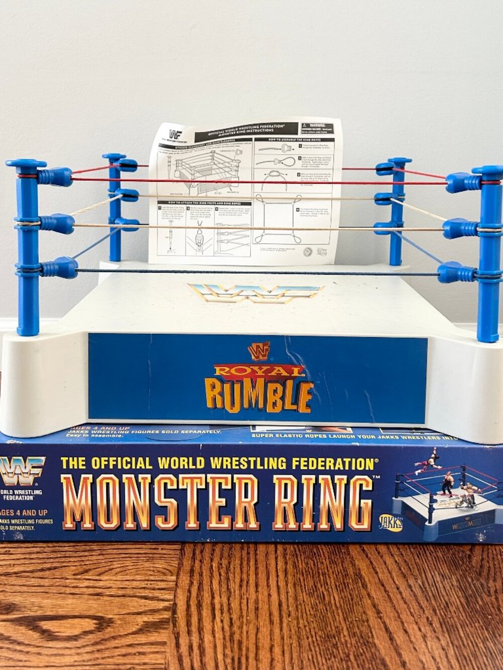 Vtg WWF Monster Ring In Box World Wrestling Federation 1996 Titan Sports Jakks